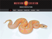 Tablet Screenshot of mutationcreation.com